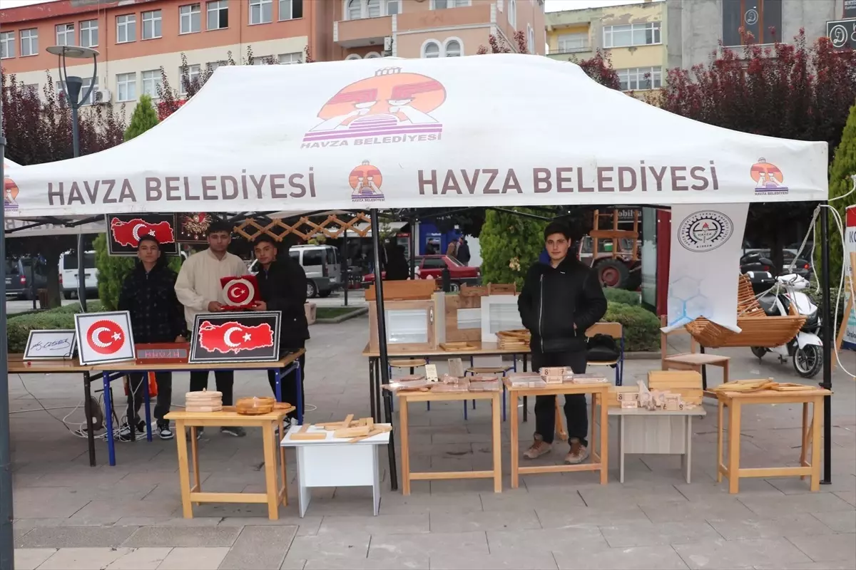 Havza MTAL Ürün Tanıtım Standı Açtı