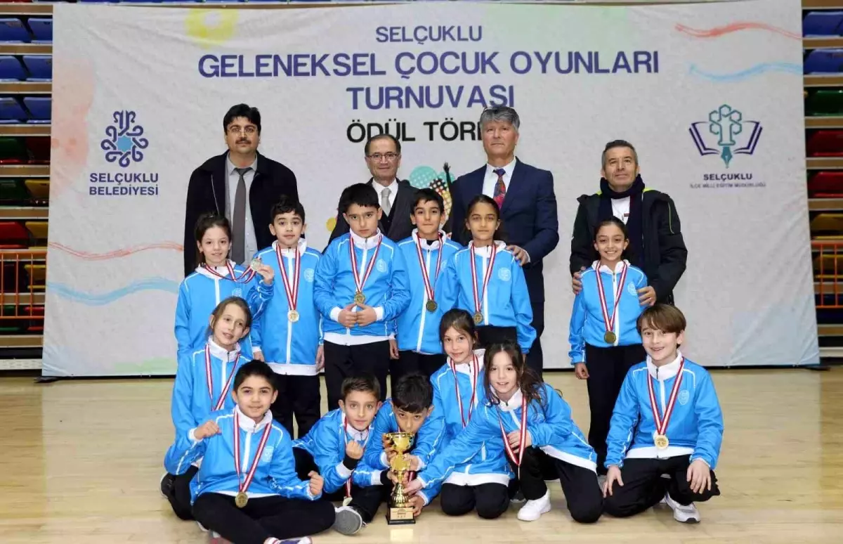 Selçuklu Geleneksel Çocuk Oyunları Turnuvası’nda Ödüller Sahiplerini Buldu